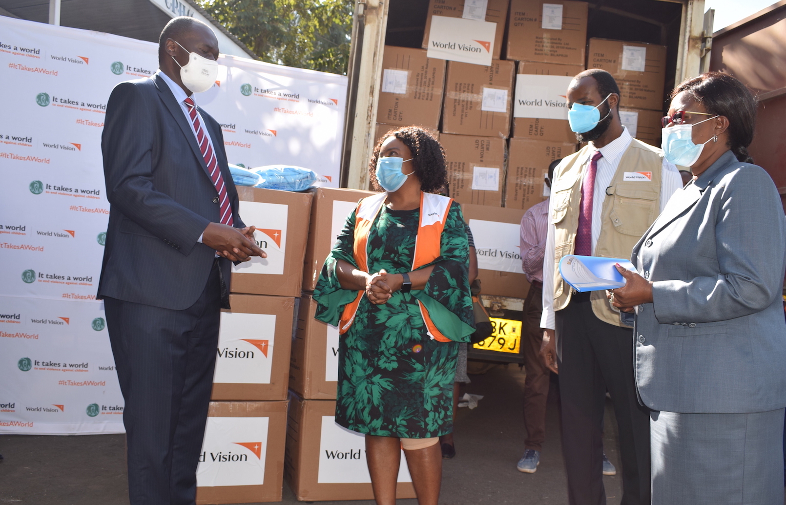 World Vision Donates Medical Items to Boost Kenya's COVID19 Fight